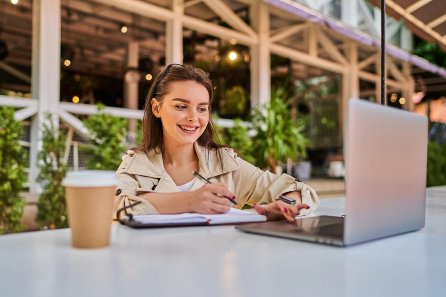 Clean workspace with minimal budgeting tools and financial planning materials